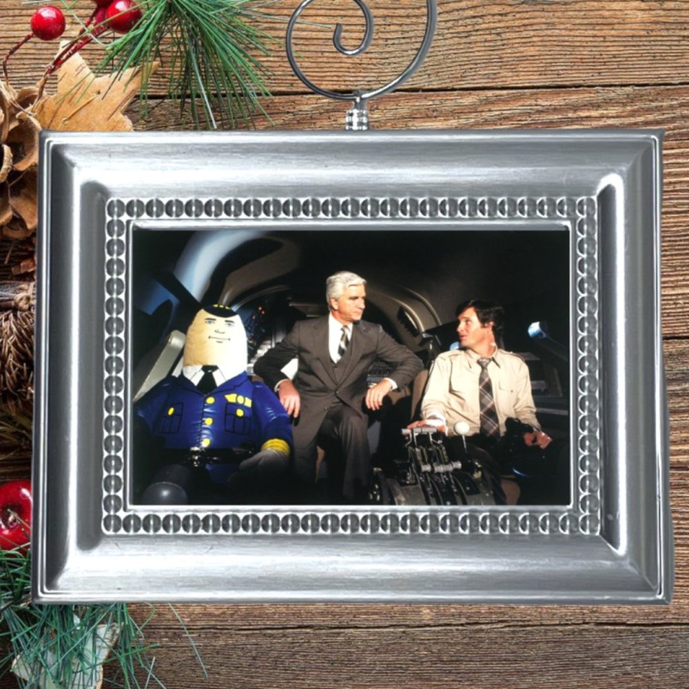 Airplane Otto The Autopilot Retro Movie Memorabilia Christmas Tree Ornament